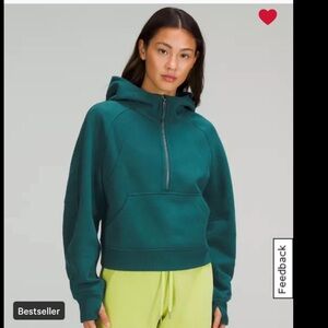 Lululemon scuba oversized half zip! Size M/L